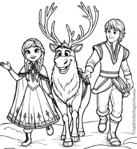 Anna, Kristoff und Swen