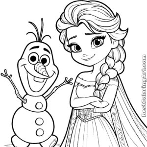 Elsa und Olaf