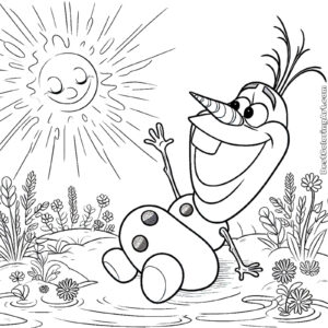 Olaf beim Sonnenbaden