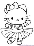 einfach hallo kitty ballerina