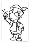 Milhouse mit Eis