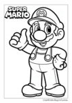 Super Mario Färbung Seite