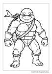Süße Ninja-Schildkröte