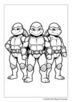 Drei Ninja-Schildkröten